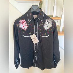 Rockmount Western Shirt - Limited Edition - Casino Cards Style